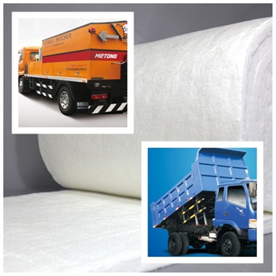 瀝青混凝土運輸車(chē)用保溫材料