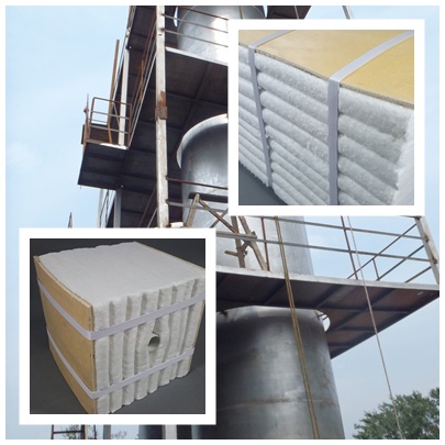 ?；⒅榕蛎洜t用陶瓷纖維保溫材料