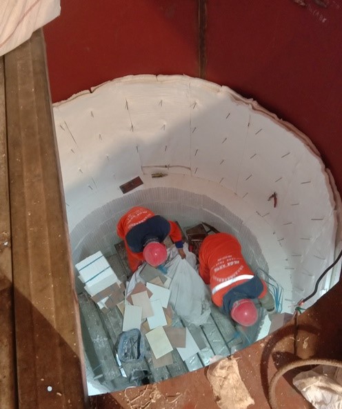 潞新鋼鐵脫硝煙道內襯項目 潞新鋼鐵脫硝煙道內襯項目